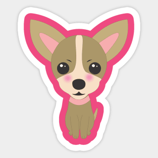 Chiuaua Dog Sticker